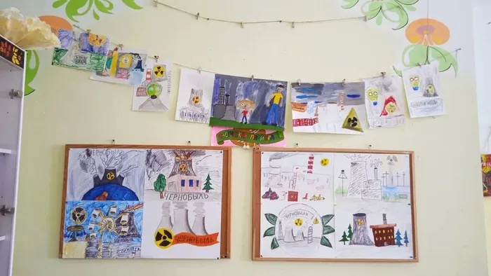 Необычная выставка рисунков «Чернобыльская катастрофа глазами детей»