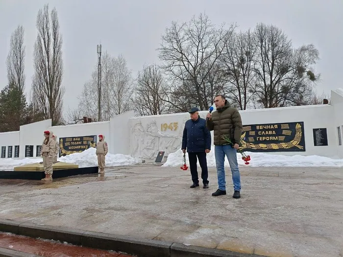 Торжественная акция в Ладушкине, посвящённая Дню защитника Отечества