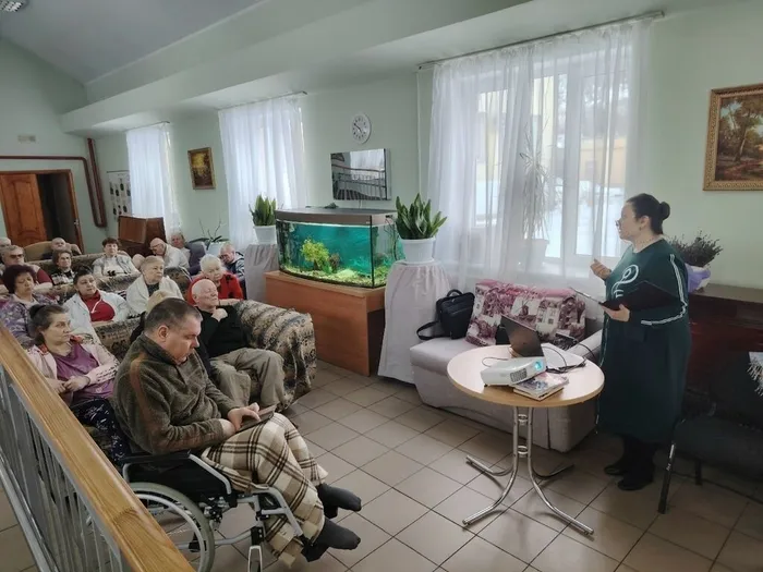 Литературная гостиная в реабилитационном центре познакомила с историей Нюрнбергского процесса.