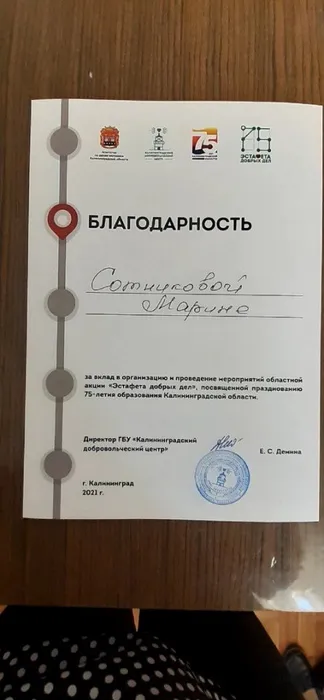 Закрытие областной акции "Эстафета добрых дел"