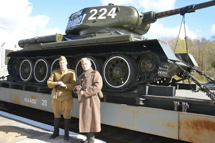 В городе встречали «Эшелон Победы»