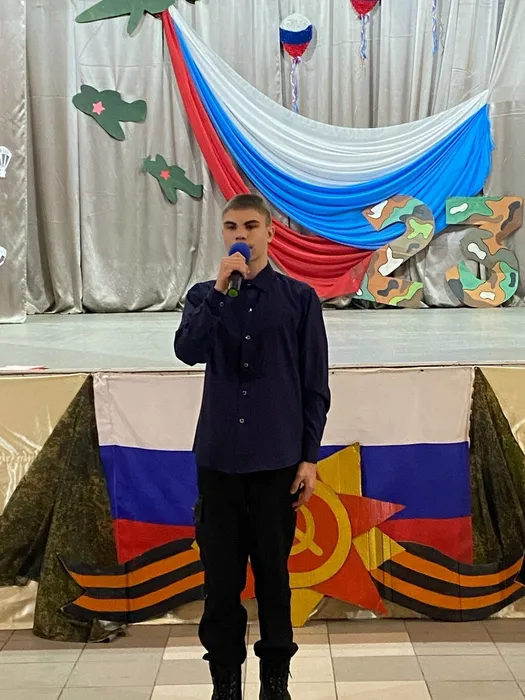 Концерт ко Дню защитника Отечества для членов Ладушкинского местного отделения ВОИ.