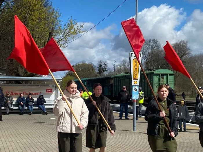 В городе встречали «Эшелон Победы»!