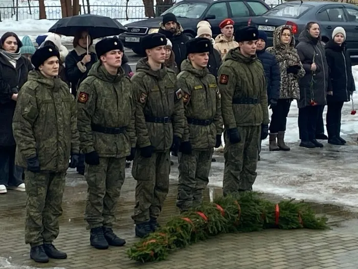 Торжественная акция в Ладушкине, посвящённая Дню защитника Отечества