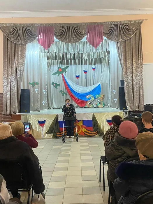 Концерт ко Дню защитника Отечества для членов Ладушкинского местного отделения ВОИ.