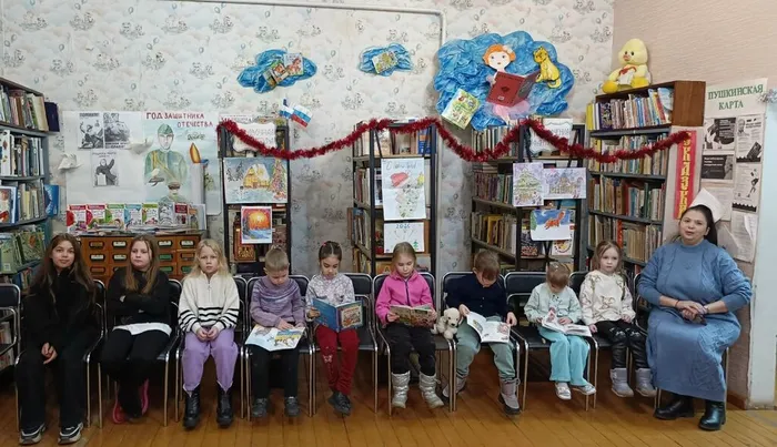 "Литературная карусель" в детской библиотеке