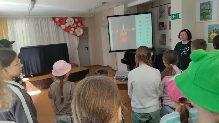 Акция городской библиотеки «Свеча памяти».