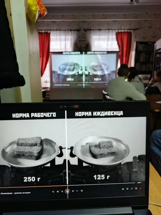 В детской библиотеке состоялся цикл мероприятий, посвященных Дню снятия блокады Ленинграда.