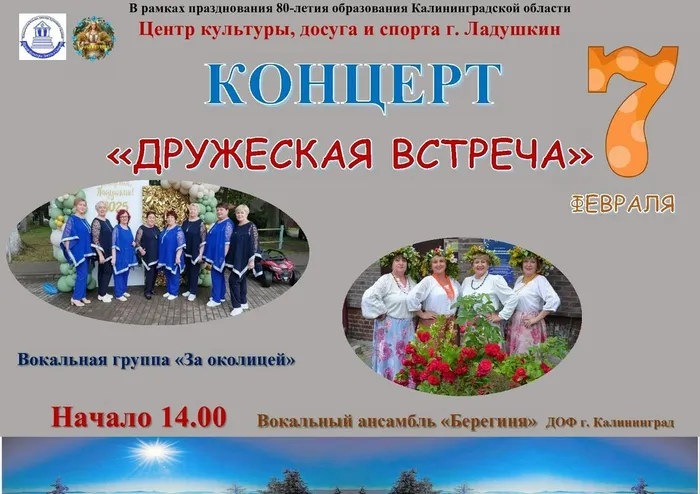 Концерт «Дружеская встреча»