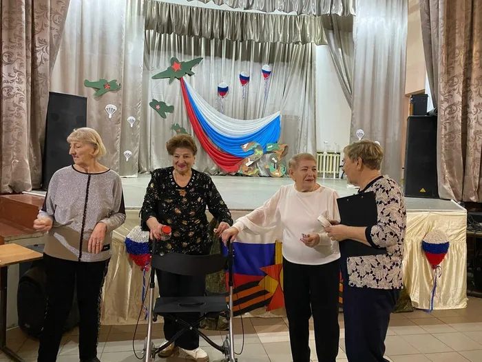 Концерт ко Дню защитника Отечества для членов Ладушкинского местного отделения ВОИ.