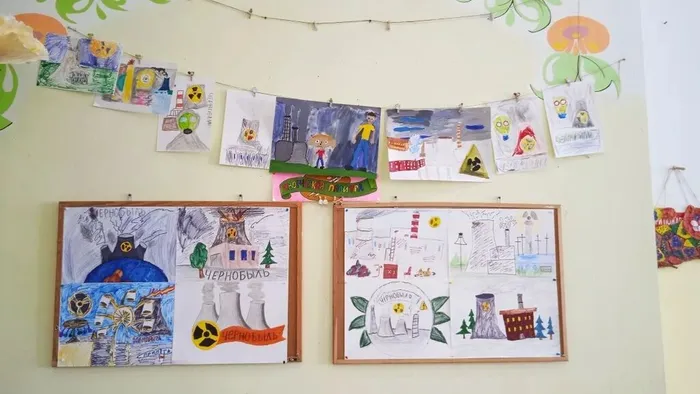 Необычная выставка рисунков «Чернобыльская катастрофа глазами детей»