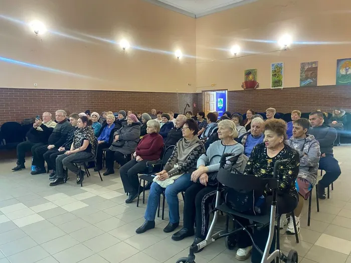 Концерт ко Дню защитника Отечества для членов Ладушкинского местного отделения ВОИ.