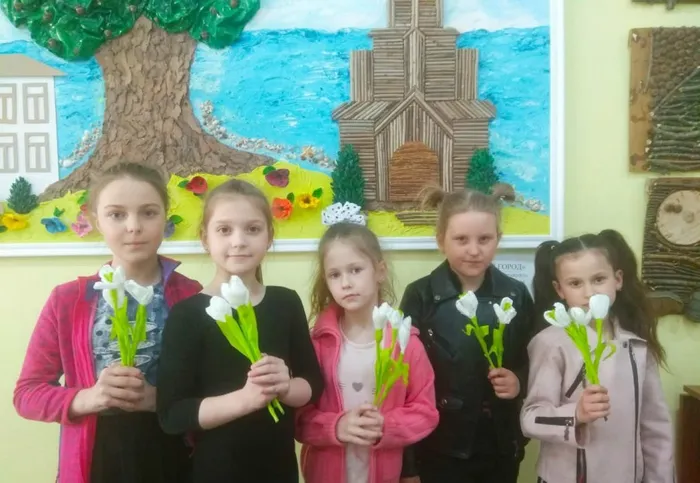 Мастер-класс по изготовлению "Подснежников"