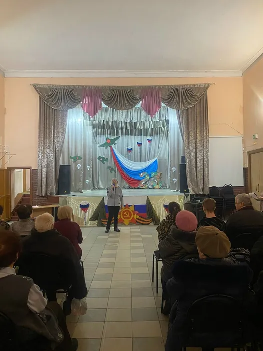 Концерт ко Дню защитника Отечества для членов Ладушкинского местного отделения ВОИ.