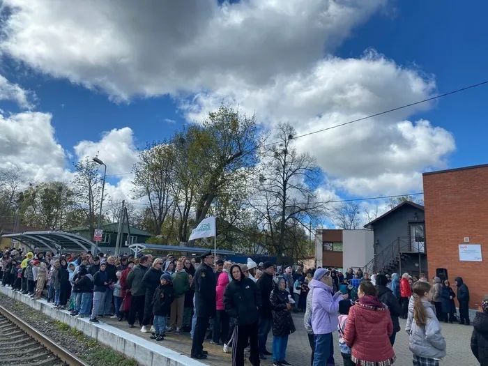 В городе встречали «Эшелон Победы»!