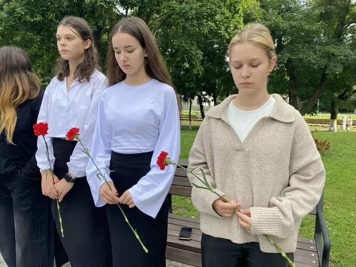 Акция памяти "Кровавый след терроризма", посвящённая жертвам Беслана