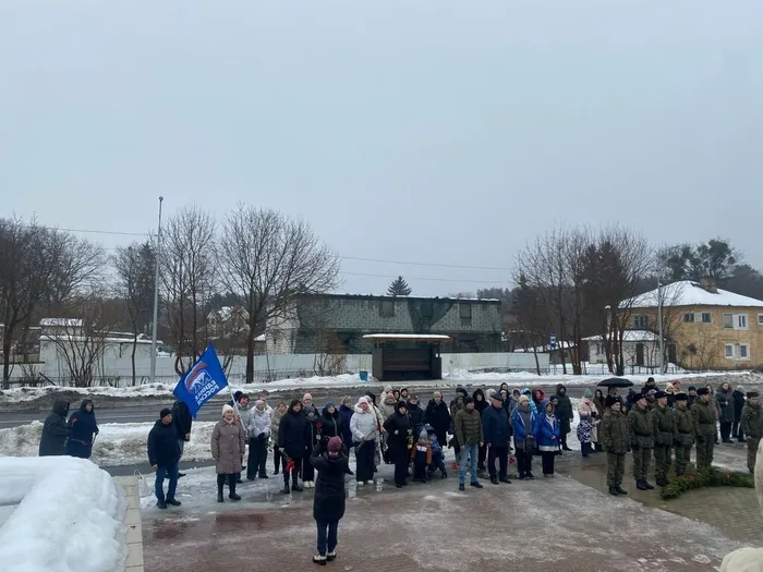 Торжественная акция в Ладушкине, посвящённая Дню защитника Отечества