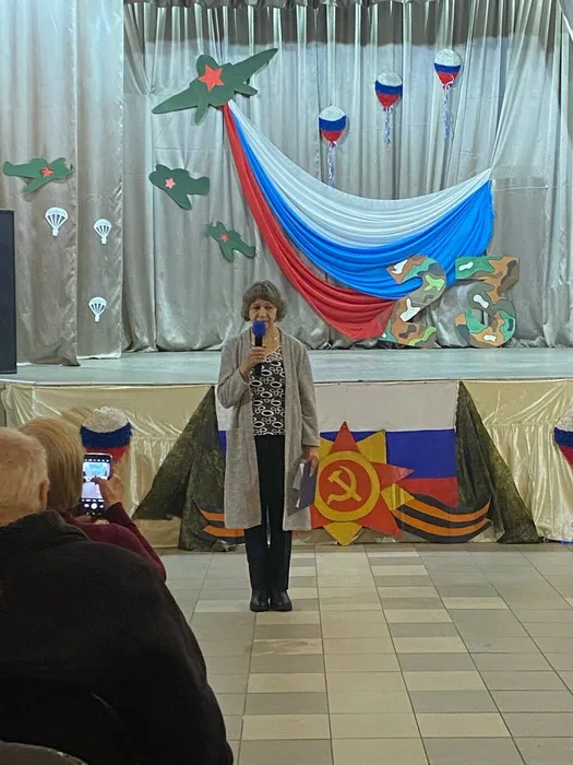 Концерт ко Дню защитника Отечества для членов Ладушкинского местного отделения ВОИ.