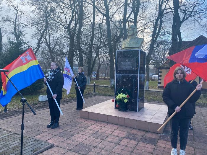 митинг, посвященный дню гибели Героя Советского Союза Ивана Мартыновича Ладушкин